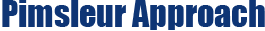 Pimsleur Approach